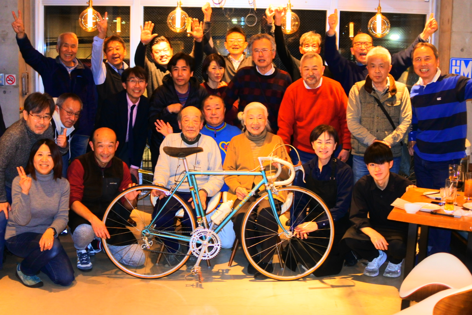 横尾双輪館横尾明氏の卒寿祝賀会に参加しました。